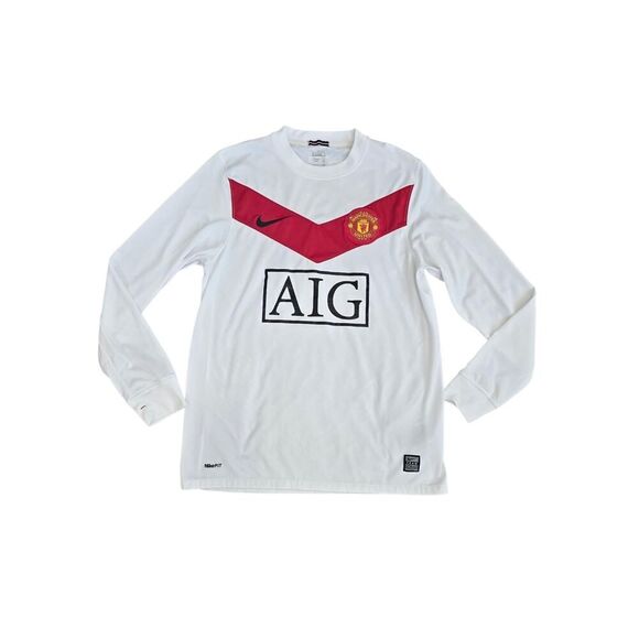 Authentic 09–10 Nike Man United Goalkeeper Jersey Van Der Sar #1 Size S Retro - Picture 2 of 11